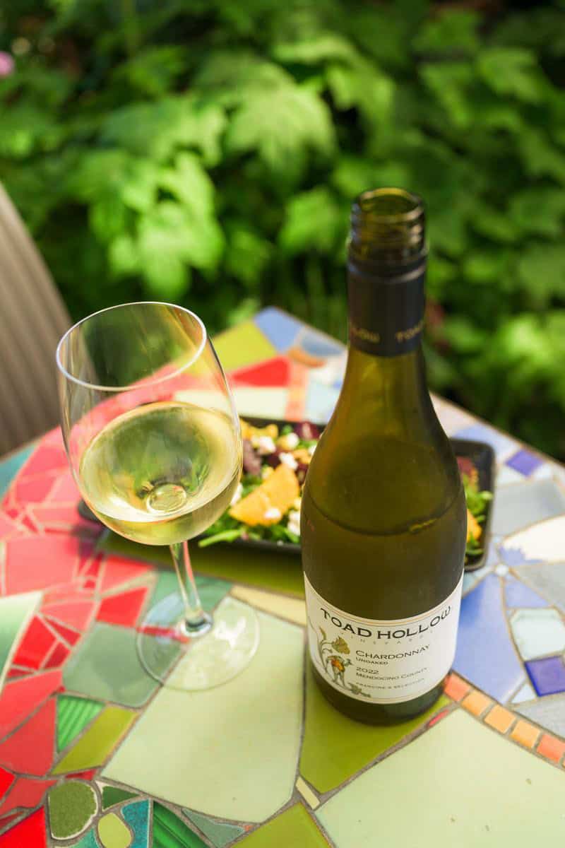 bottle of wine and wine in a glass