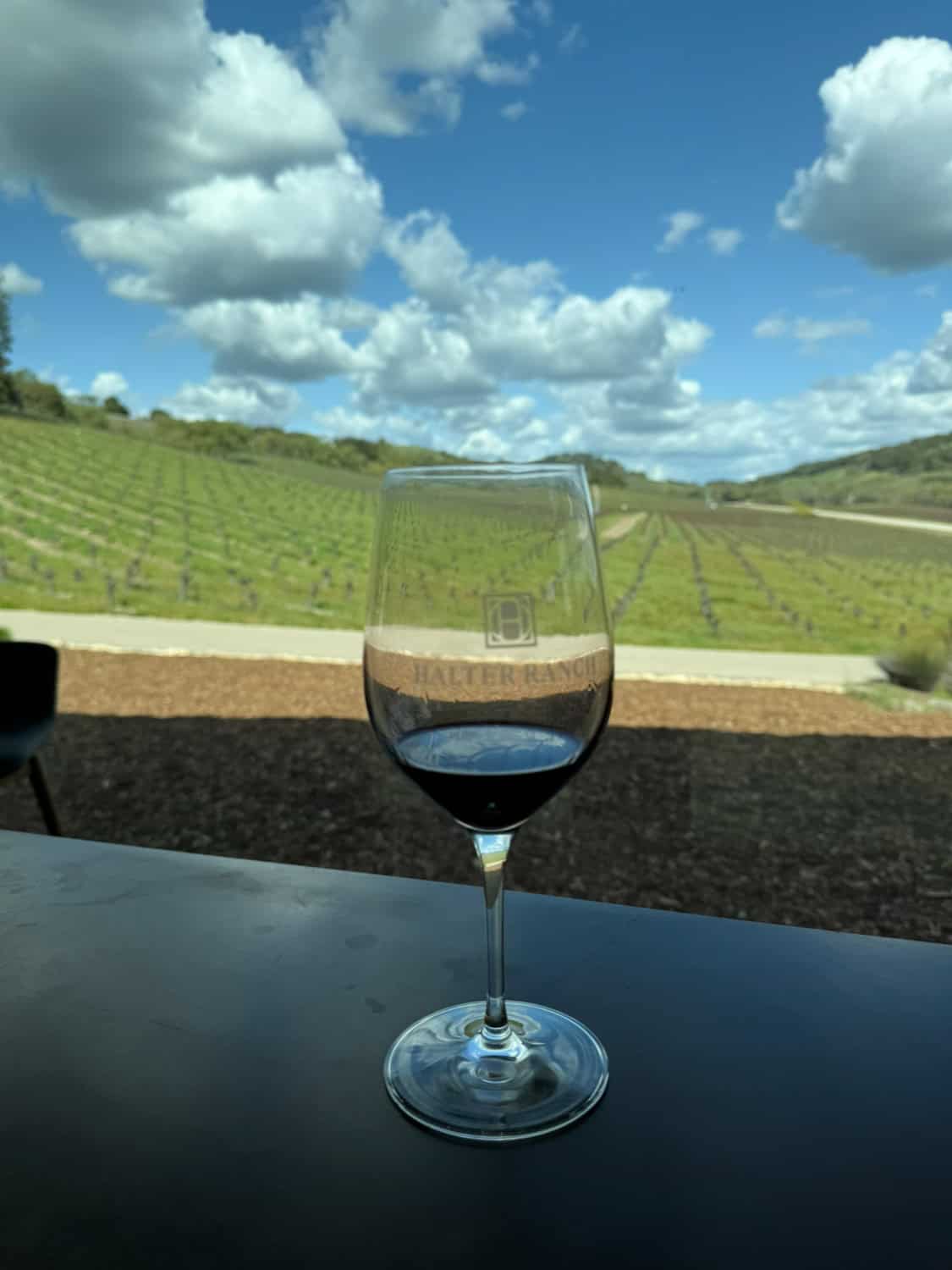 inside the tasting room at Halter Ranch Paso