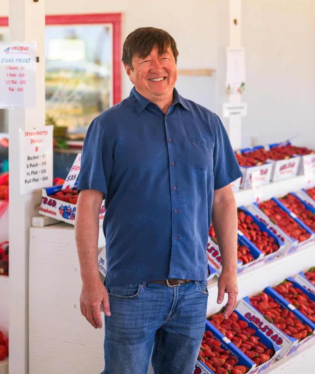 Jimmy Ukegawa of Carlsbad Strawberry Company 