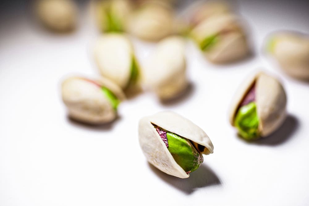 Pistachios in shell.