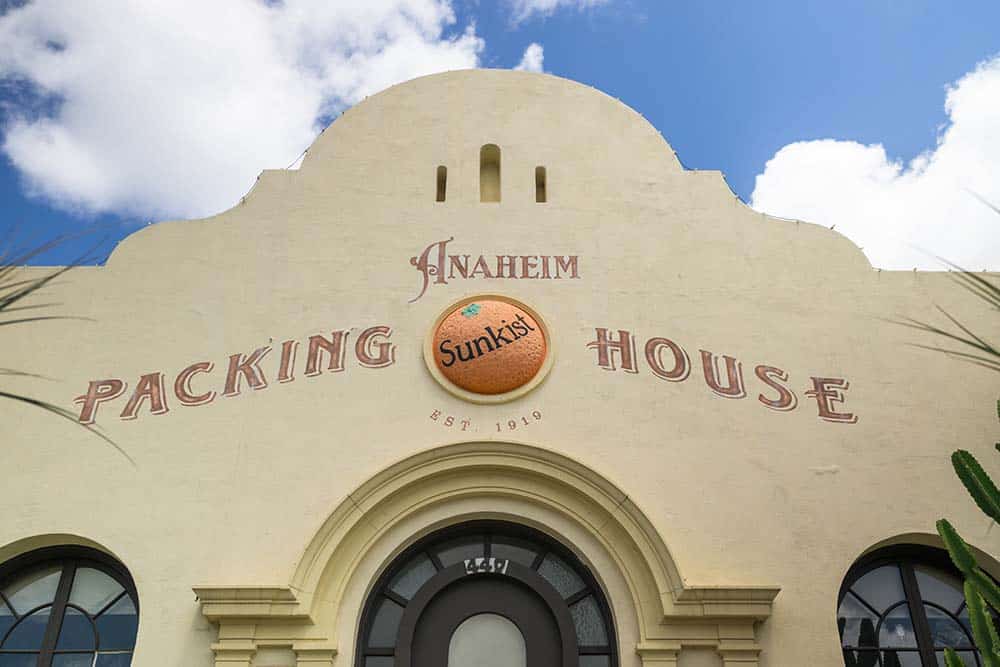 Signage at Anaheim Packing House