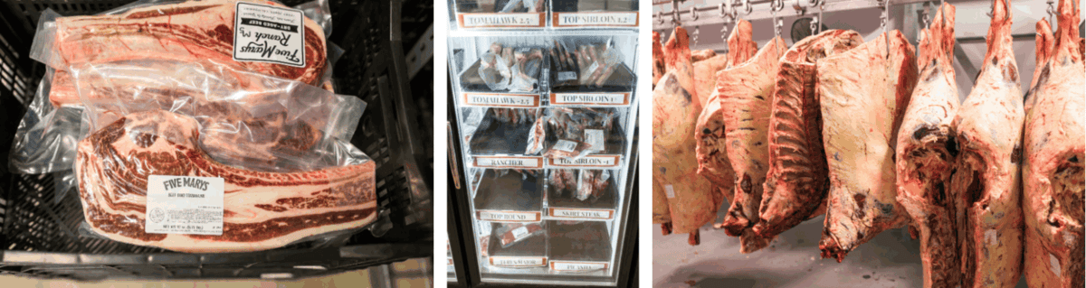 Gallery with images of Five Marys Meats