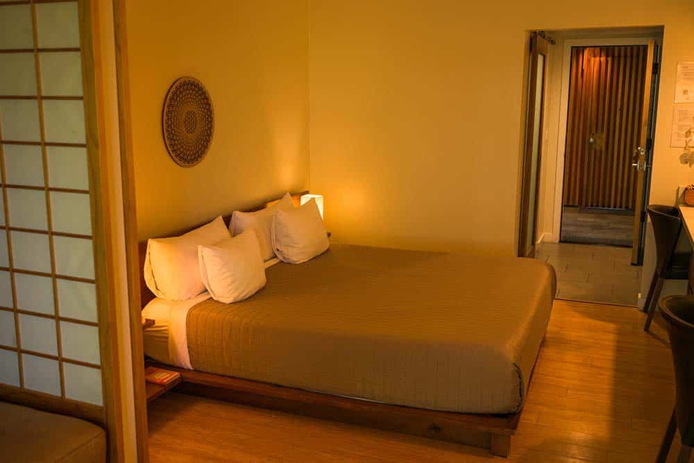 A suite at Inn at Moonlight Beach.