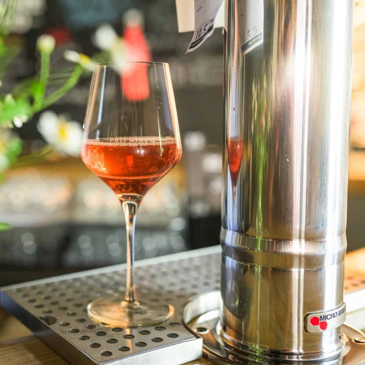 Wine on tap at Pali Wine Co. 