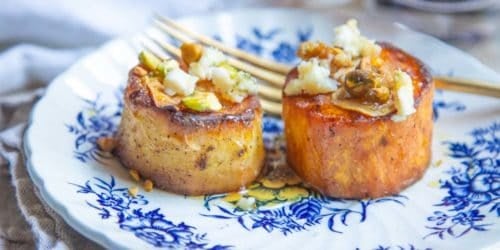 The Best Appetizer with Sweet Potato and Blue Cheese