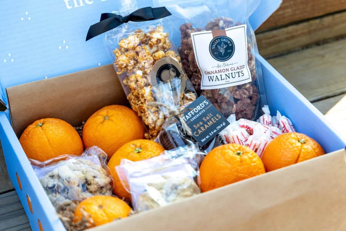 Oranges, nuts and local treat in The Sister Market's holiday box