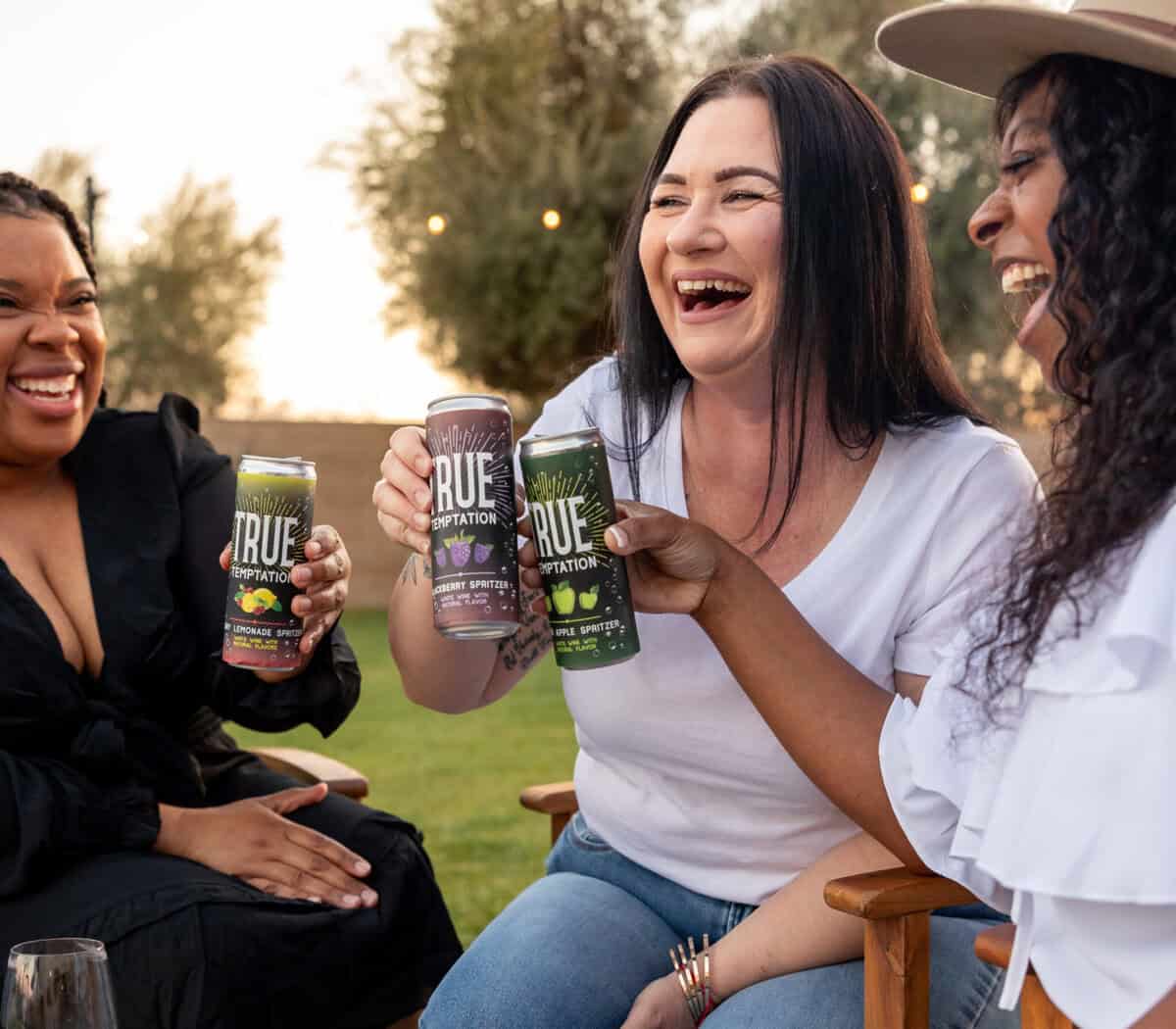 women drinking wine at San Joaquin Wine Co. 