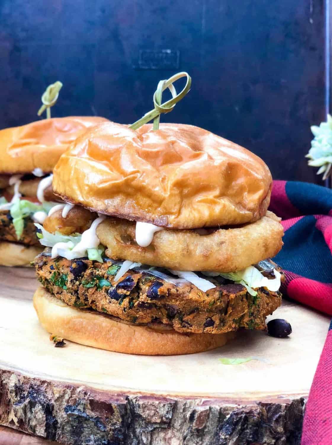 Sweetpotato burgers - made with pantry-friendly ingredients