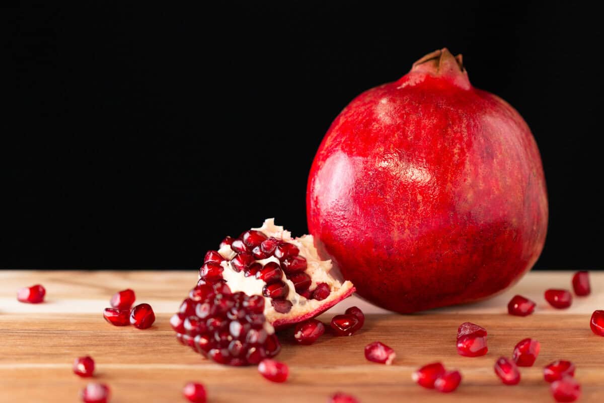 Pomegranate with arils
