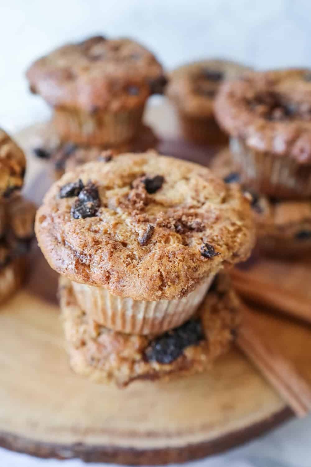 Cinnamon Swirl Yogurt Muffins by Alison Needham for Real CA Dairy + CA Prunes
