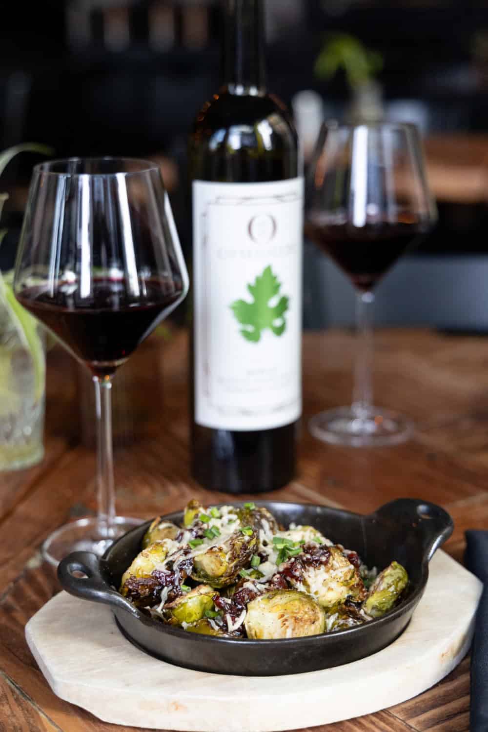 Brussels Sprouts with Ophiolite Wine