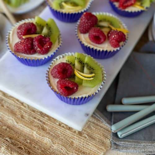 Easy Citrus No Bake Cheesecake Cups