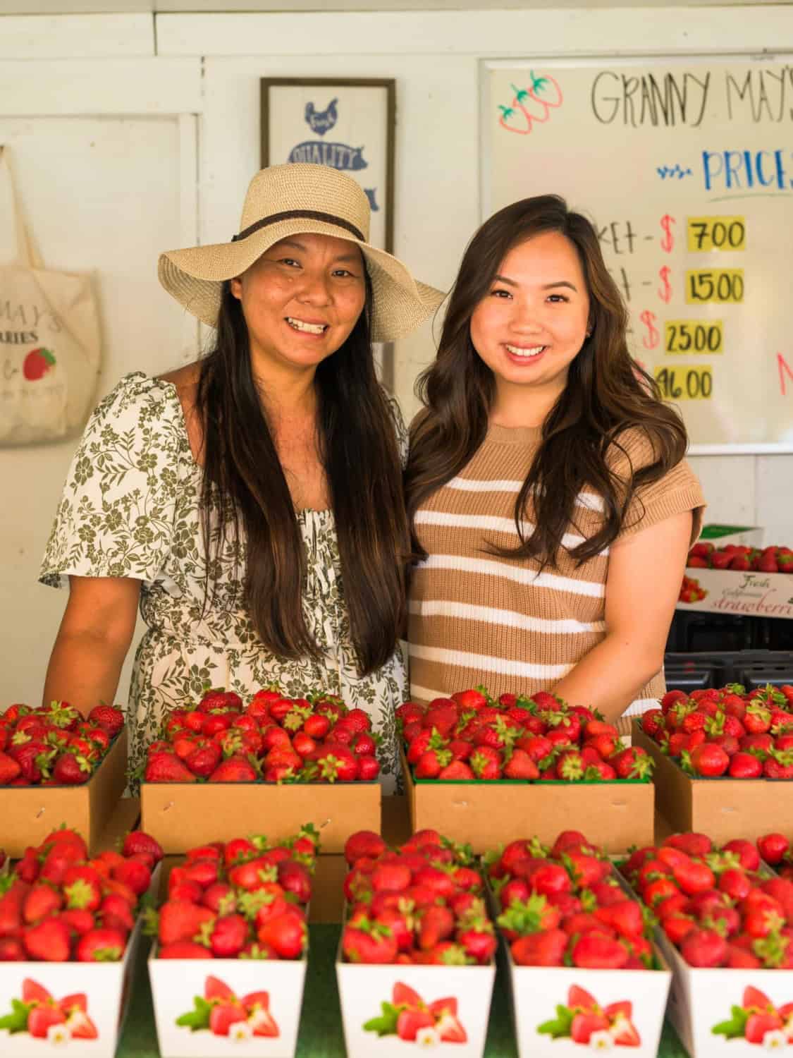 Elizabeth May, owner of Granny May's Strawberry Farm