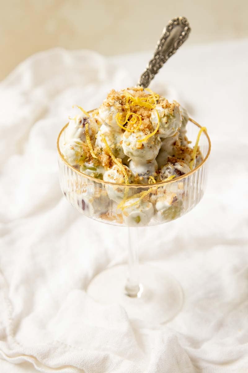 Original Creamy Old School Grape Salad Recipe