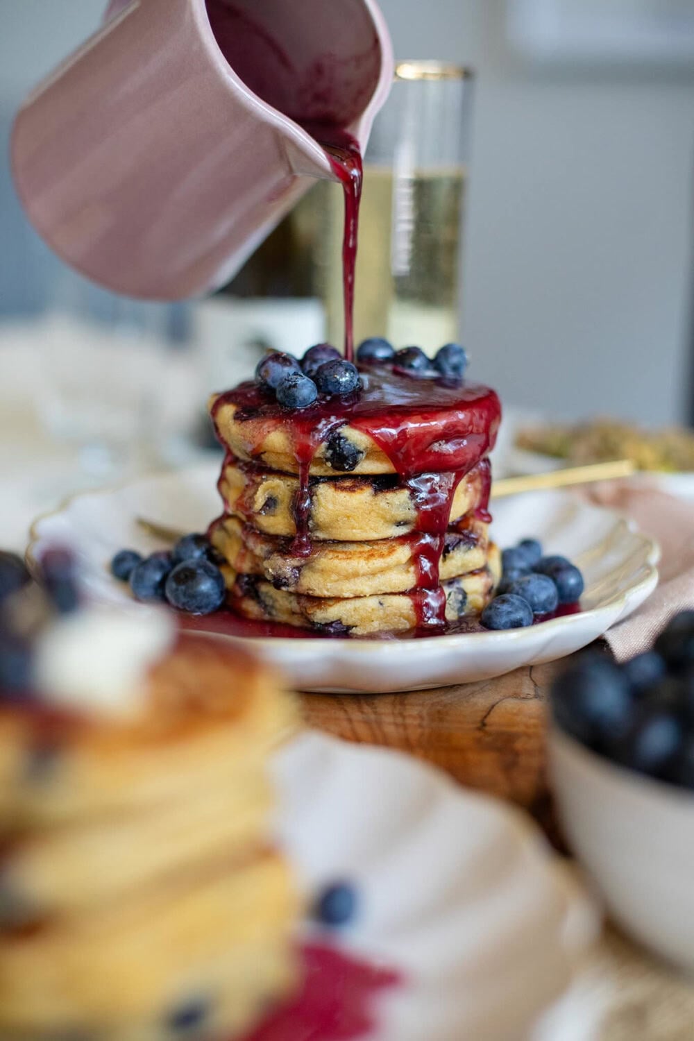 blueberry pancakes