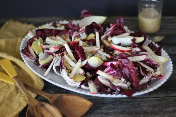 Apple Radicchio Salad from A Table Defloured
