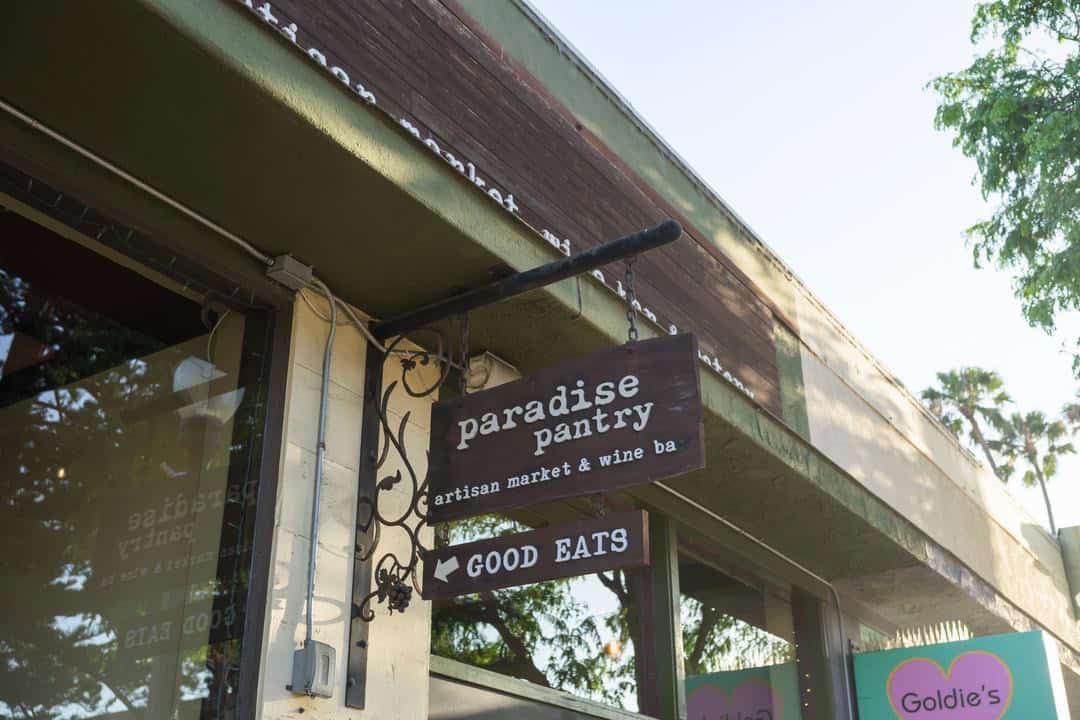 Entrance to Paradise Pantry
