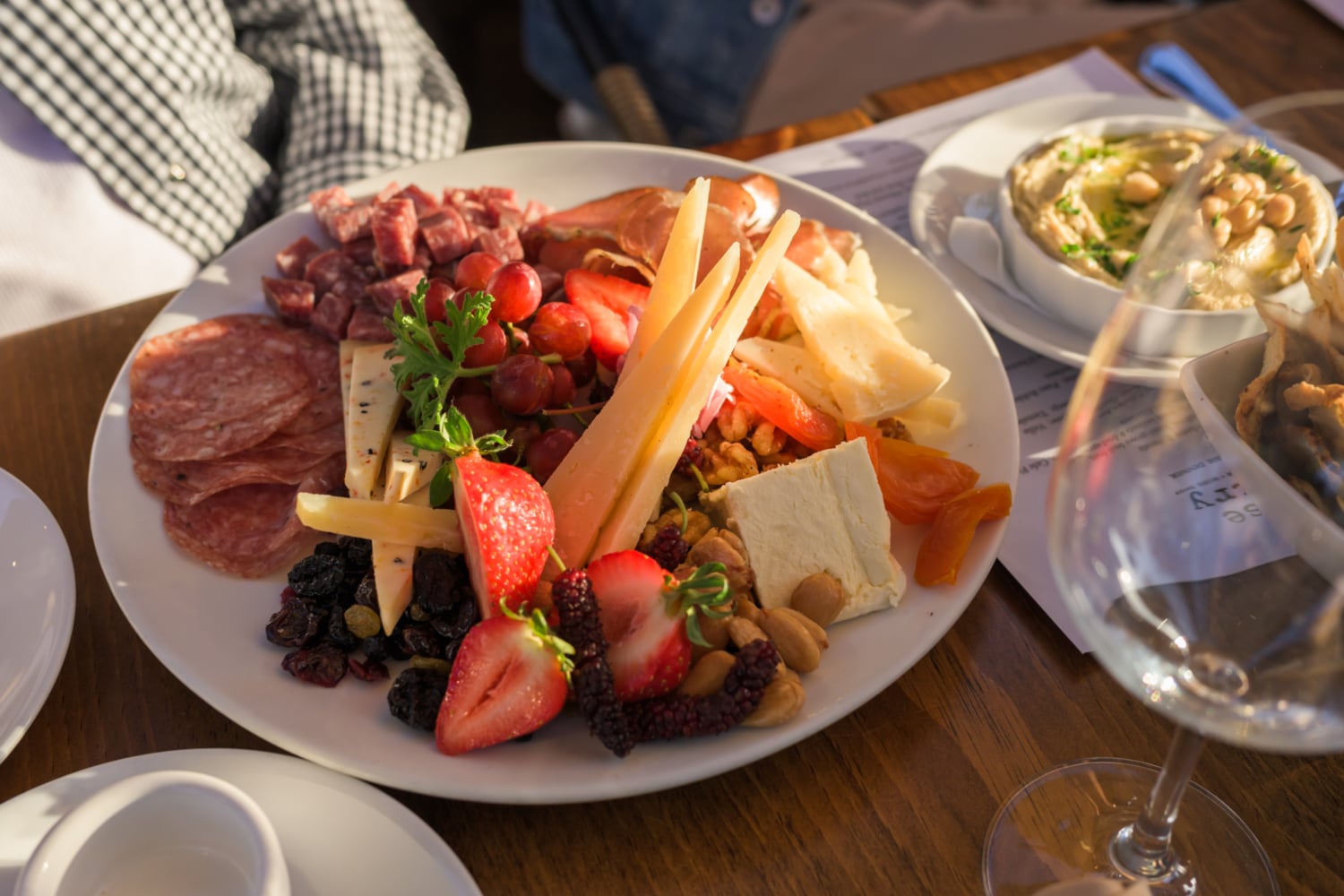 Cheese plate at Paradise Pantry