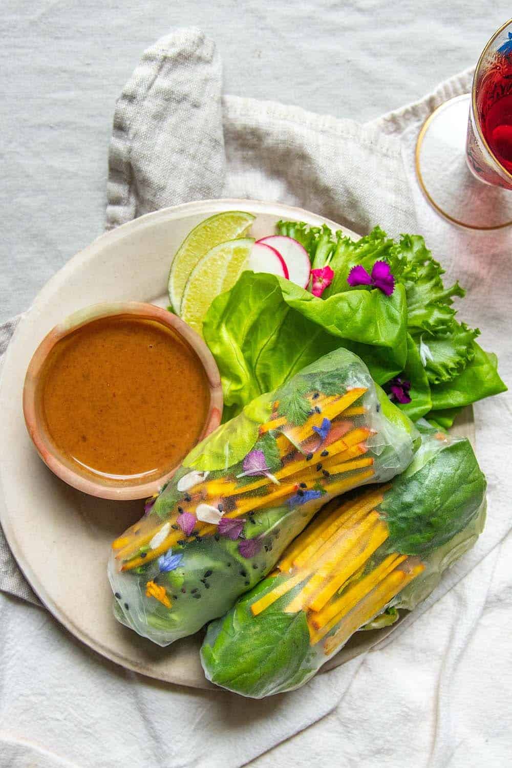Irresistible Spring Roll Recipe with Fresh Fruit & Veggies