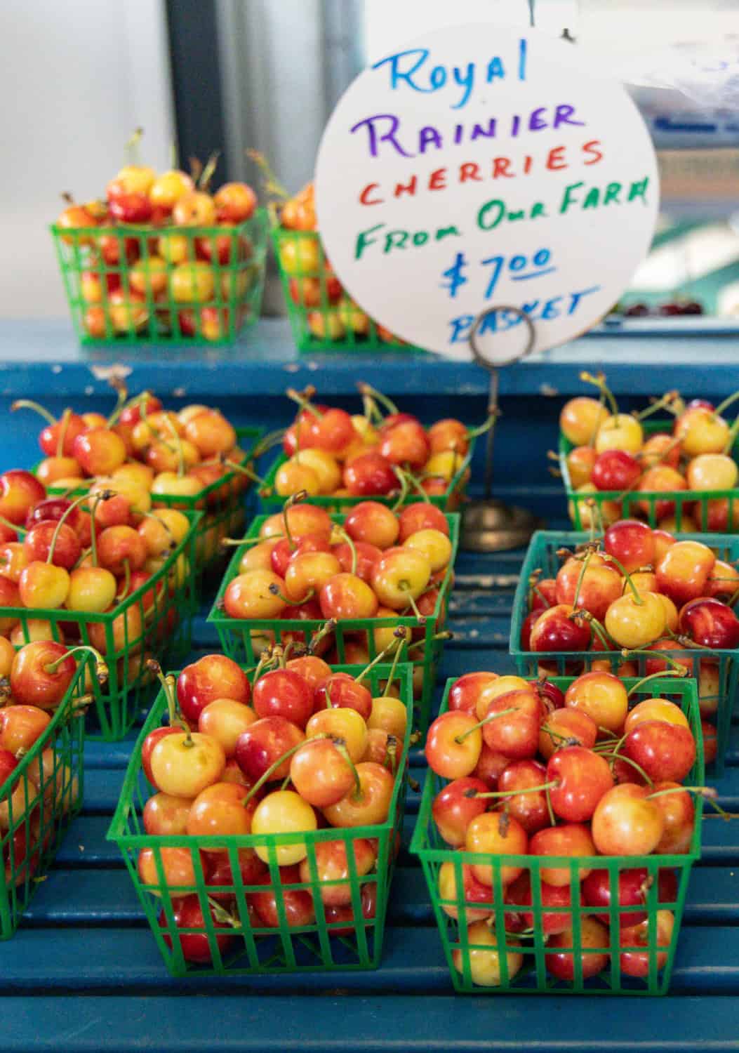 cherries sold at the Fruit Bowl