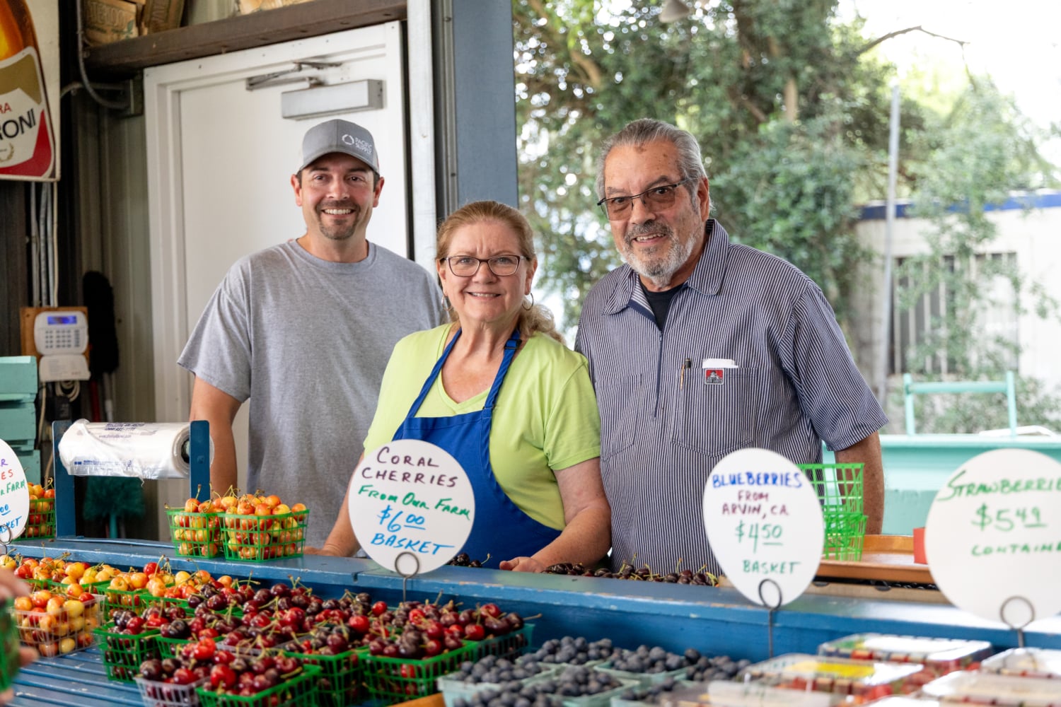 The Lucchetti Family, owners of the Fruit Bowl