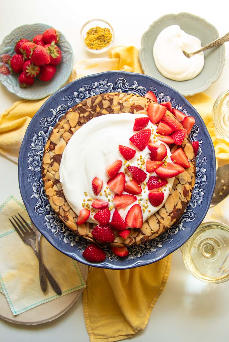This Almond Cake Recipe is Made with Date Sugar