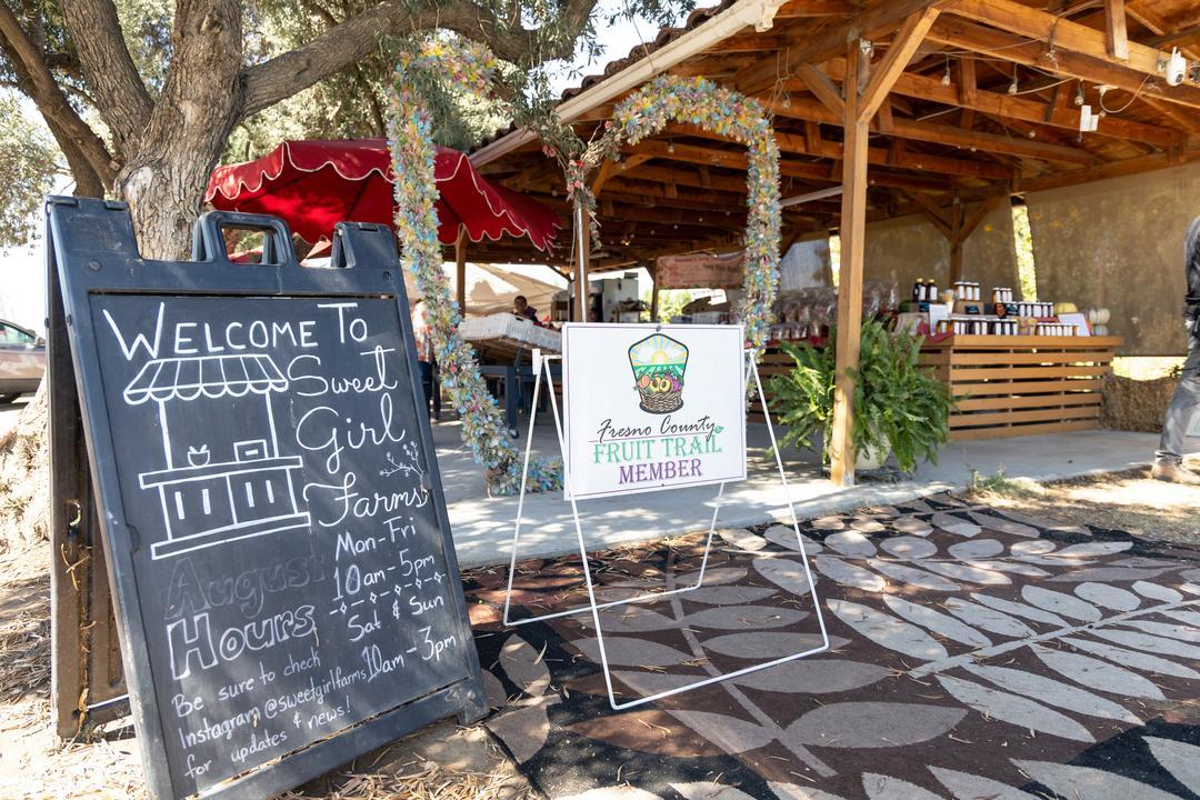 Sweet Girl Farms, an open air farm stand in Reedley, California