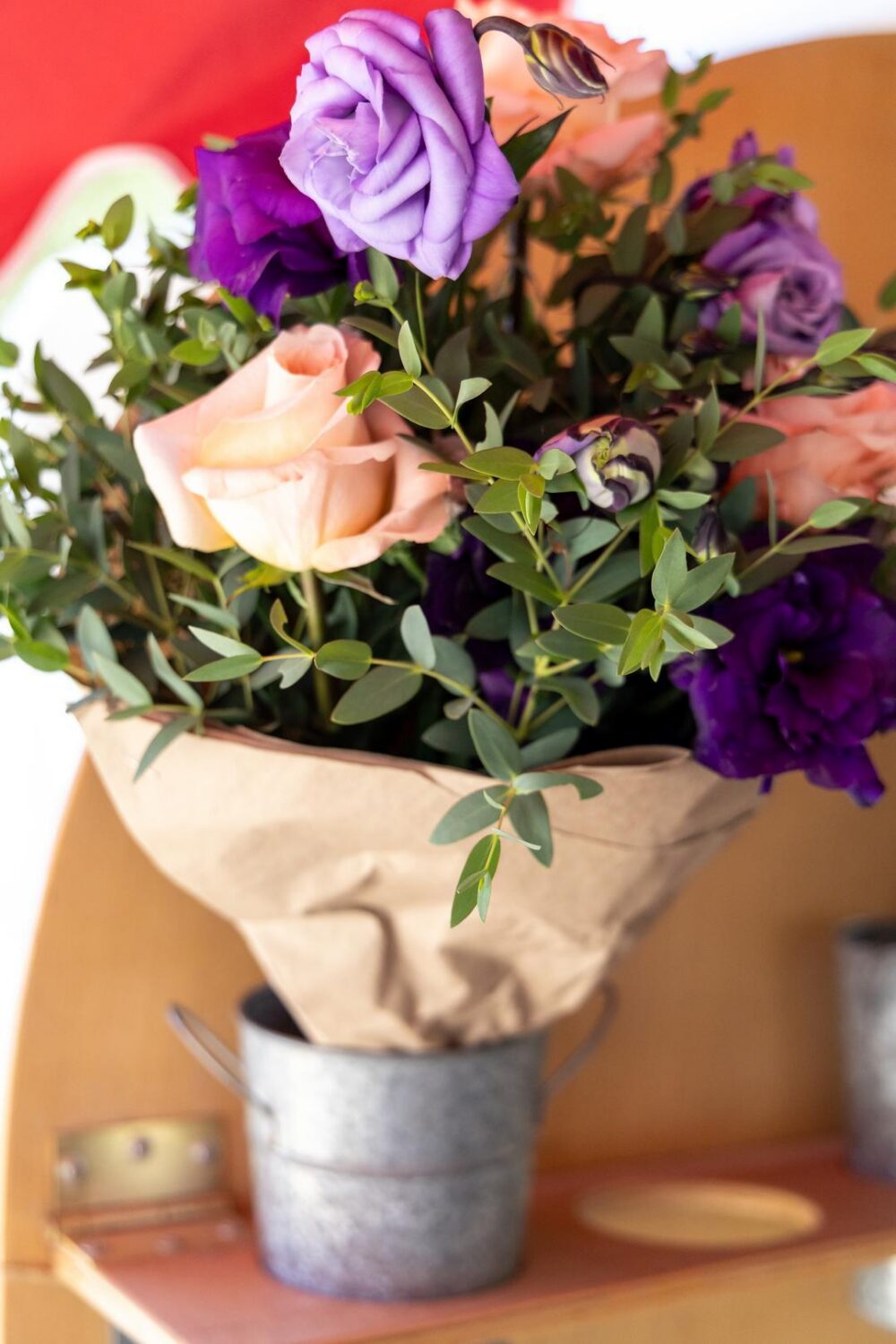 bouquet of flowers at Sweet Girl Farms