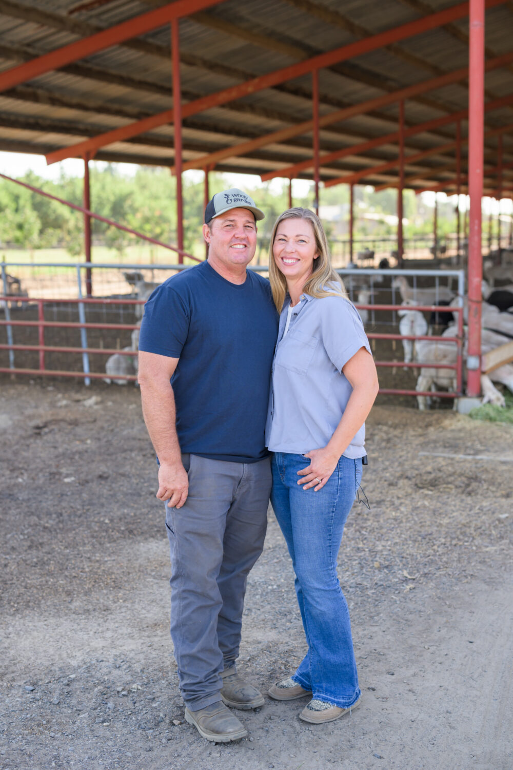 Marcie and Josh, owner of Wooly Gardens