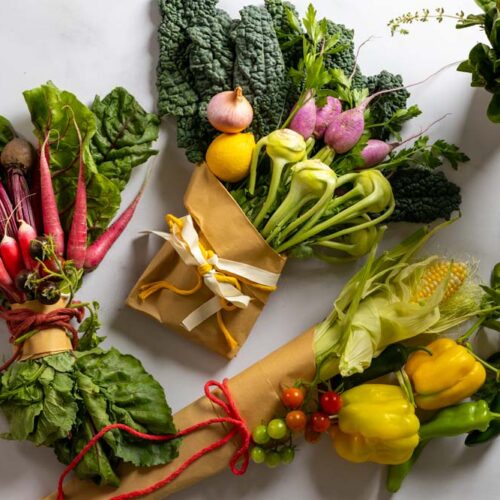 Make Your Own Edible Bouquet with Produce