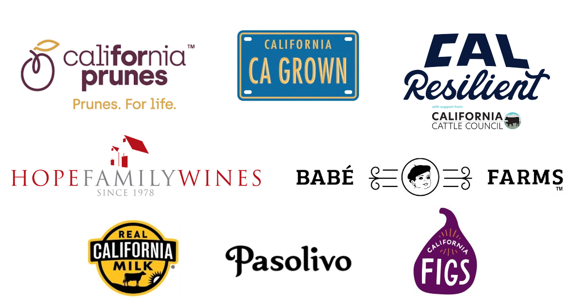 Logos of participating commodity boards and companies